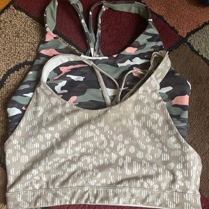 2 old navy sports bras